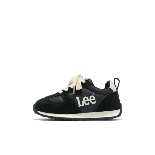 LEE KIDS Скейтбординг Обувь Низкий Топ Черный Белый Дети