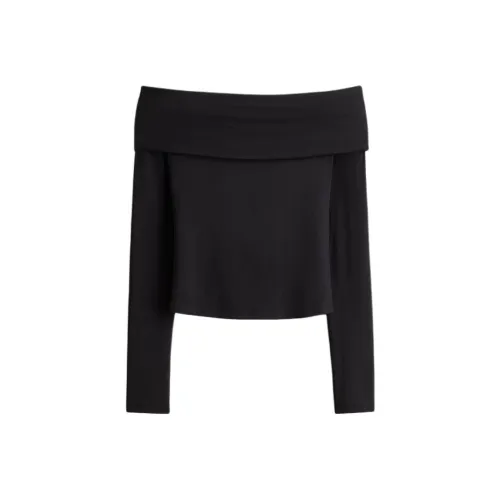 H M Черные Женские T-рубашки