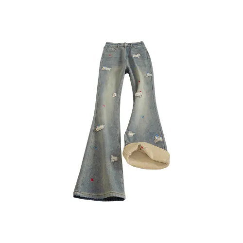 TOUCH Винтажный Светло-Синий Джинсы для Женщин