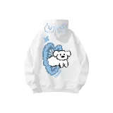 Белый, правая сторона, сердце, дым