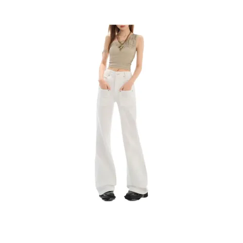 JOPPTI Белый Женские Джинсы