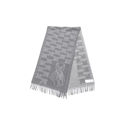 MaxMara Кашемир Вязаные Шарфы Женские Серые