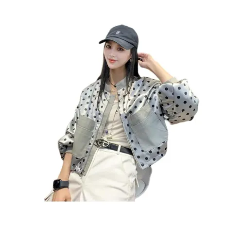 Mu Qingqing Серый Куртка Женская Куртка