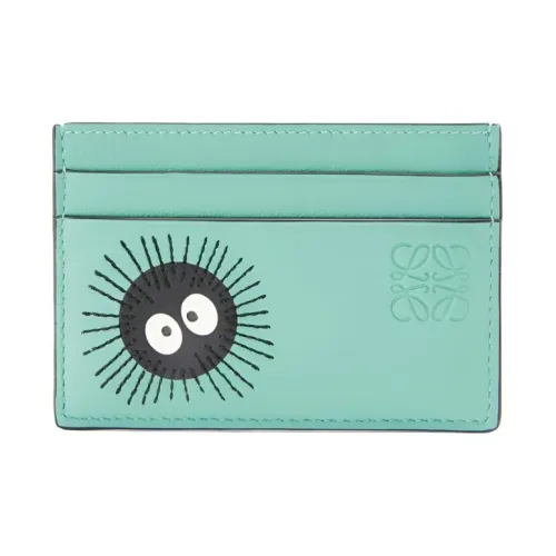 LOEWE Chihiro And Chihiro Коллаборация Телячья кожа Картхолдер Унисекс Мята