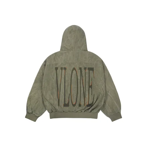 VLONE Зеленый Оранжевый Унисекс Куртки