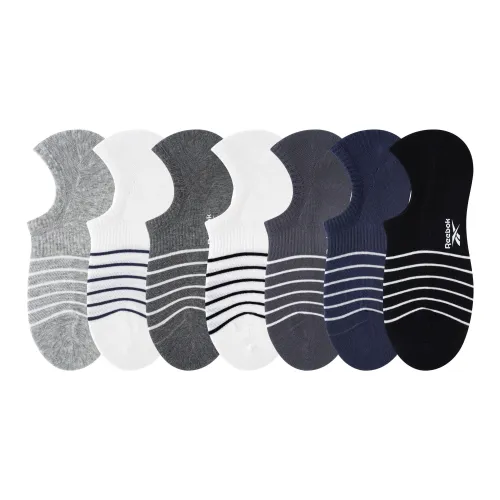 Reebok 7 пачек смешанных цветов мужские носки No Show