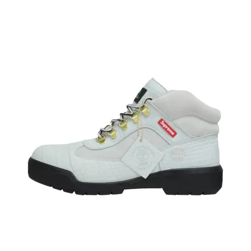 Supreme x Timberland Field Boots Водонепроницаемый Короткий Аутдор Мужской