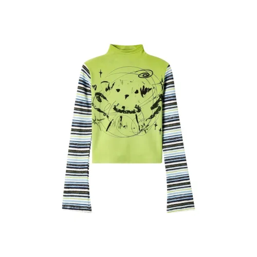 Nathania Зеленые Женские T-рубашки