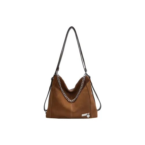 NOMK PU (полиуретан) с замшей сумка на плечо стандартная женская многоцветная