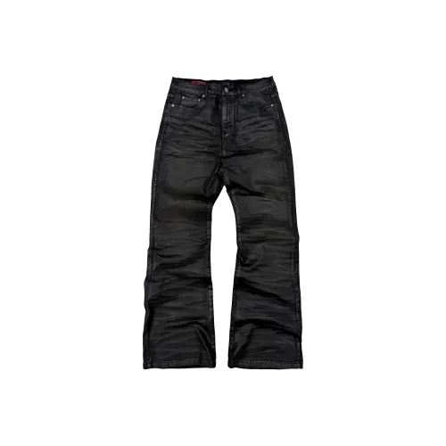 EODUP Черные Мужские Джинсы