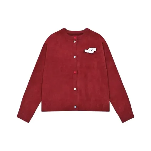 ABCMININ Красный Унисекс Трикотаж