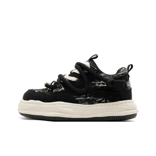 ROUBINI визуально увеличивает рост Легкие Дышащие Низкие Кроссовки для скейтбординга Унисекс