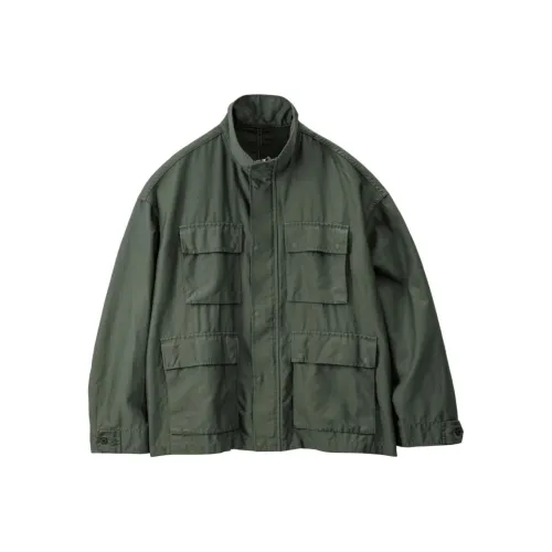 Graphpaper FW25 Cotton Купро Back Satin Military Jacket Jackets Coats Men's