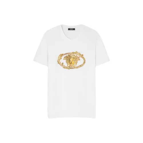 VERSACE Белые Мужские T-рубашки