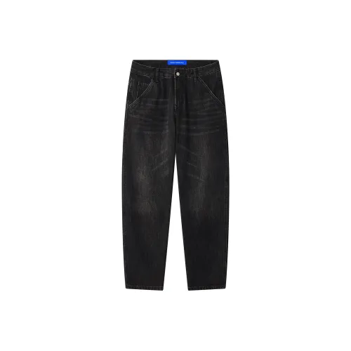 FAIRWHALE Черные Унисекс Джинсы