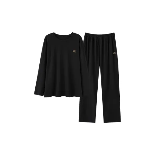 MADALLO Черный мужской комплект пижам