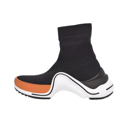 LOUIS VUITTON Archlight High Топ Повседневная обувь Женская Черный Оранжевый