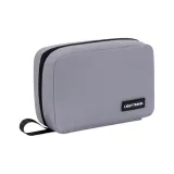 Премиум защитный экран из имитации кожи / Трехслойный / Подвесной дизайн — Премиум серый Средний