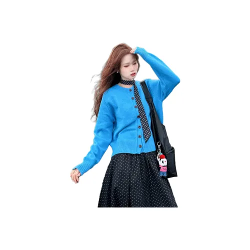 OURUOKE Синий Женский Трикотаж