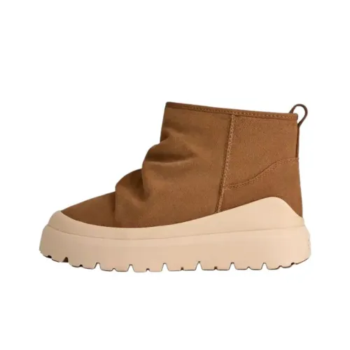 UGG Heritage Utility Mini Thermal Snow Boots Men's Chestnut