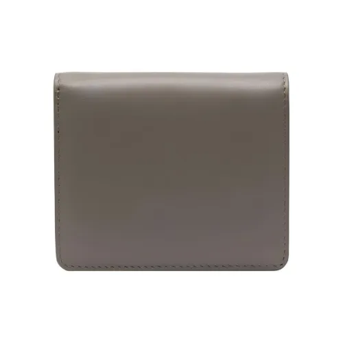 Maison Margiela Гладкий с рельефом телячья кожа кошелек женский цвет Battleship серый