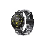 Темный шоколад [Нейлоновая ткань, вязаная - магнитная застежка - ремешок для часов]