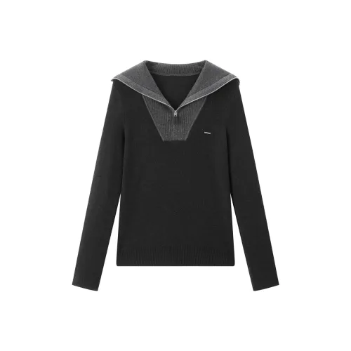 PEACEBIRD Черный Женский Трикотаж