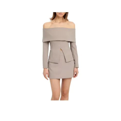 KOOKAï Бежевый Женский Топ без бретелек