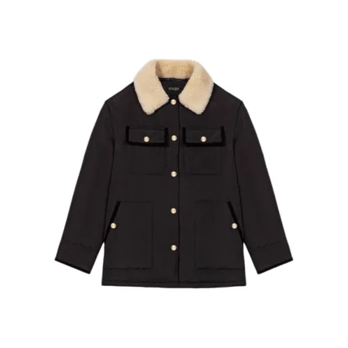 Maje Черный Женский Пуховик