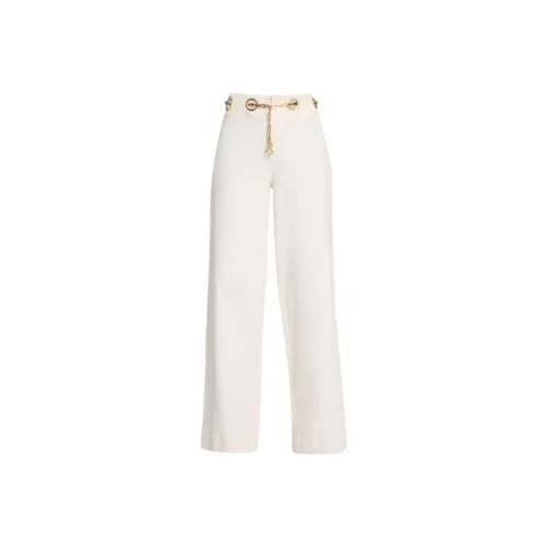 CULT GAIA Экрю Женские Повседневные Брюки