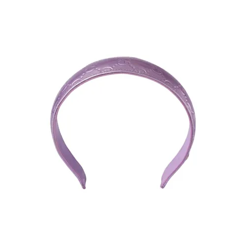 GUCCI Кожа Ободки для волос Женские Светло-фиолетовый