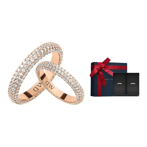 Daniel Wellington Кольца из латунь с цирконием женские