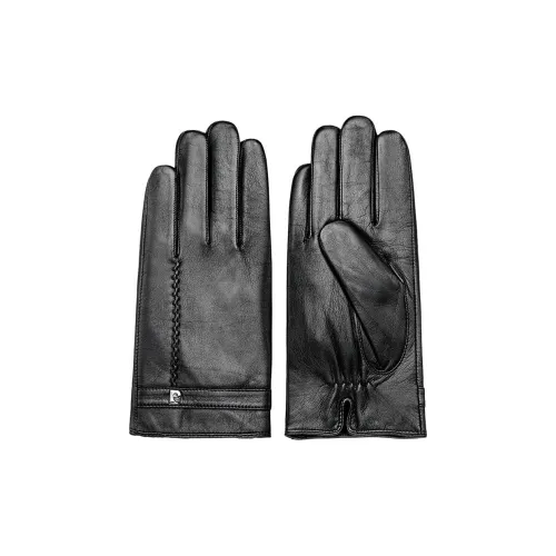 PIERRE CARDIN Овчина Перчатки Мужские Черные