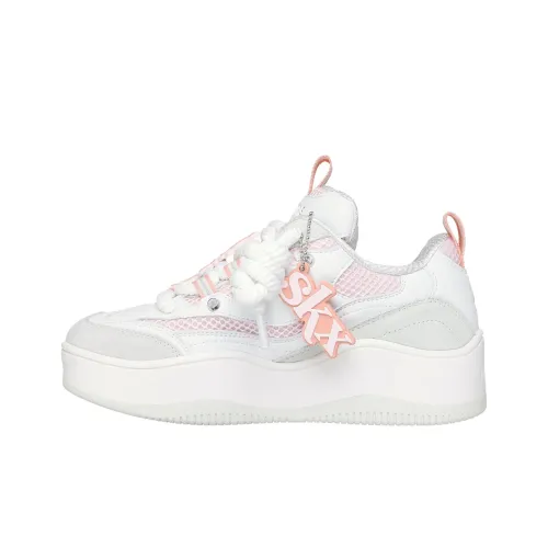 Skechers SKECHER STREET Высота Увеличивающие Легкие Низкие Кроссовки для Скейтбординга Женские Белые