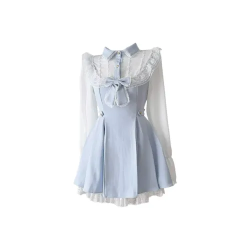 MA JOURNEE Длинное платье с длинными рукавами женское