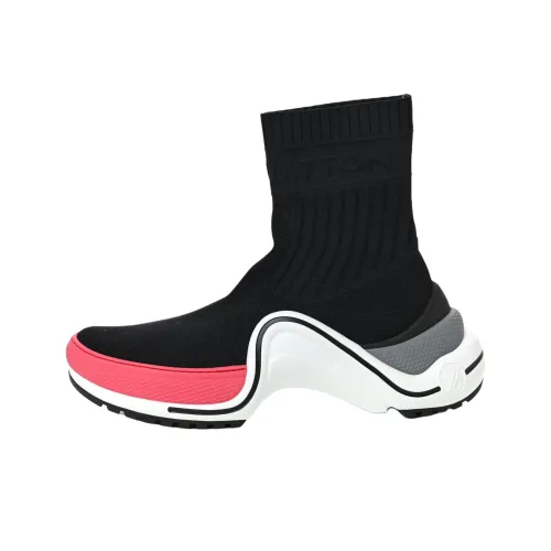 LOUIS VUITTON Archlight High Топ Повседневная обувь Женская Черная Красная