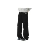 Черный с съемным тяжелым полотенцем и вышивкой