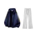 8823 Темно-синий + 688 Бело-серый вереск