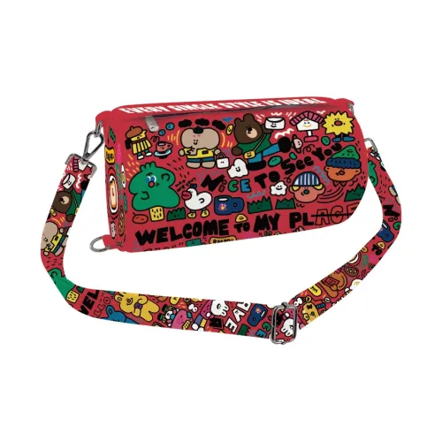 Perfect Styles Diagonal Кукуруза Короткий плюшевый кроссбоди сумка через плечо маленькая унисекс многоцветная