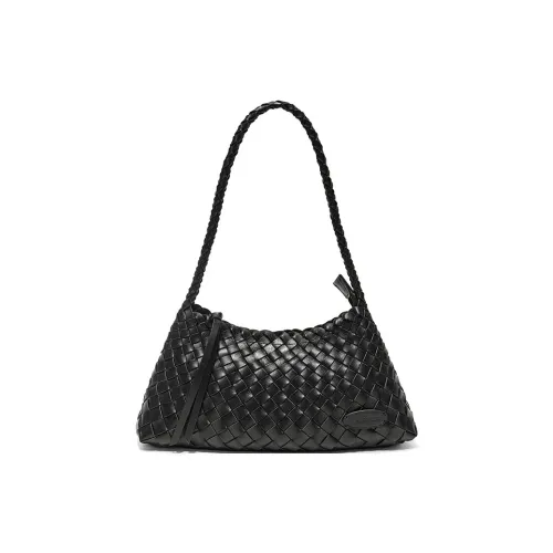 Simedin Сумка через плечо из коровьей кожи стандартная женская глубокий черный богатый бордовый