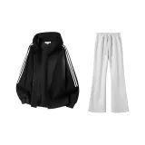 8823 Черный + 688 Белый Фотиния Серый