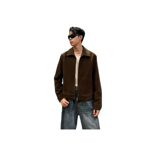 CAT'S PAW Коричневый Унисекс Куртки