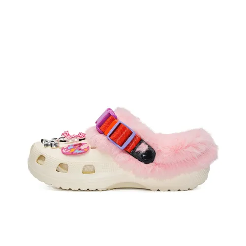 OUBT Уличный Модный Милый Девичий Позиционирование Стиля Плюшевый Хлопок Тапочки Верхняя Одежда Удобный и Универсальный Сабо Женские Бежевый