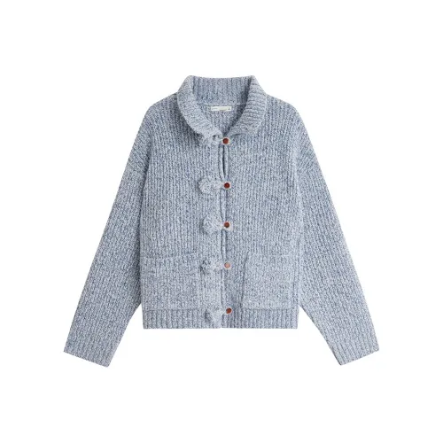 Inman Темно-серый синий женский трикотаж