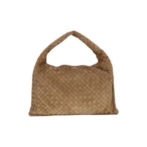 Bottega Veneta Hop Кожа Сумка Маленькая Женская Коричневая