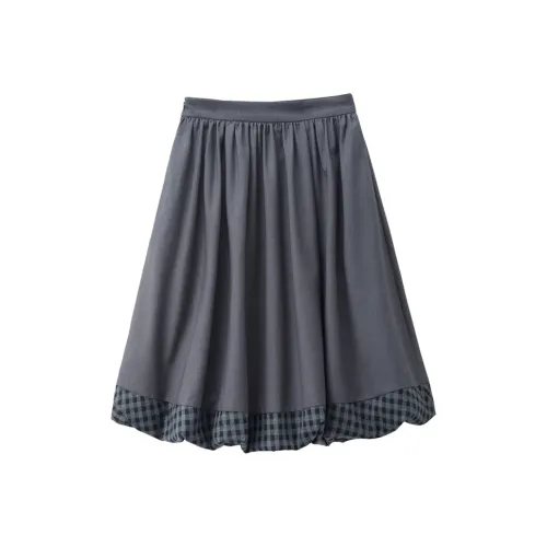 Giordano Повседневный Длинный Юбка Женские