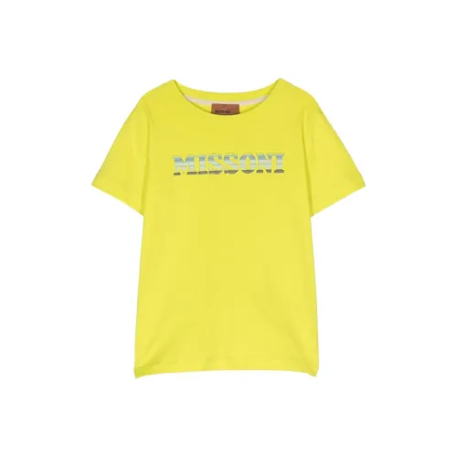 MISSONI SS24 T Рубашка Детская Лимонно-Желтая