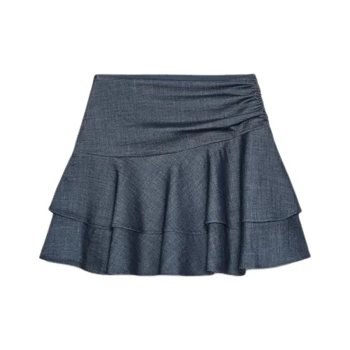 ZARA Blue Женские джинсовые шорты