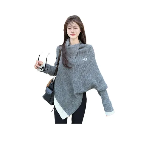 MUCCHIC Серый Женский Трикотаж