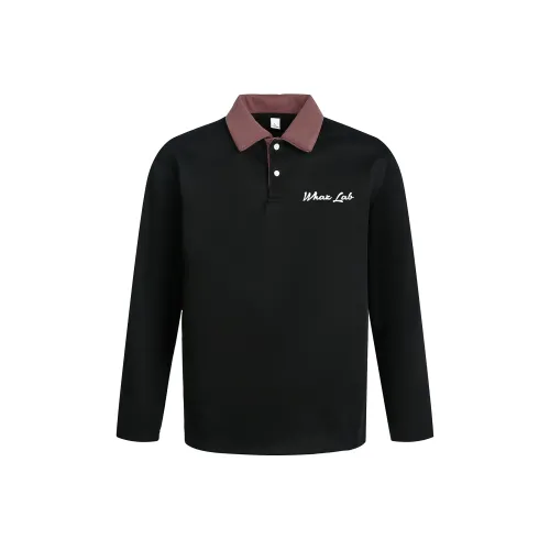 WHAZLAB Основной Однотонный Универсальный Повседневный Коммутирование Повседневный Длинный Рукав Толстовка Унисекс